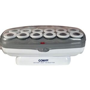 Conair Instant Heat Hairsetter 12 Hot Hair Rollers Curlers Clips 400 W CHV14N